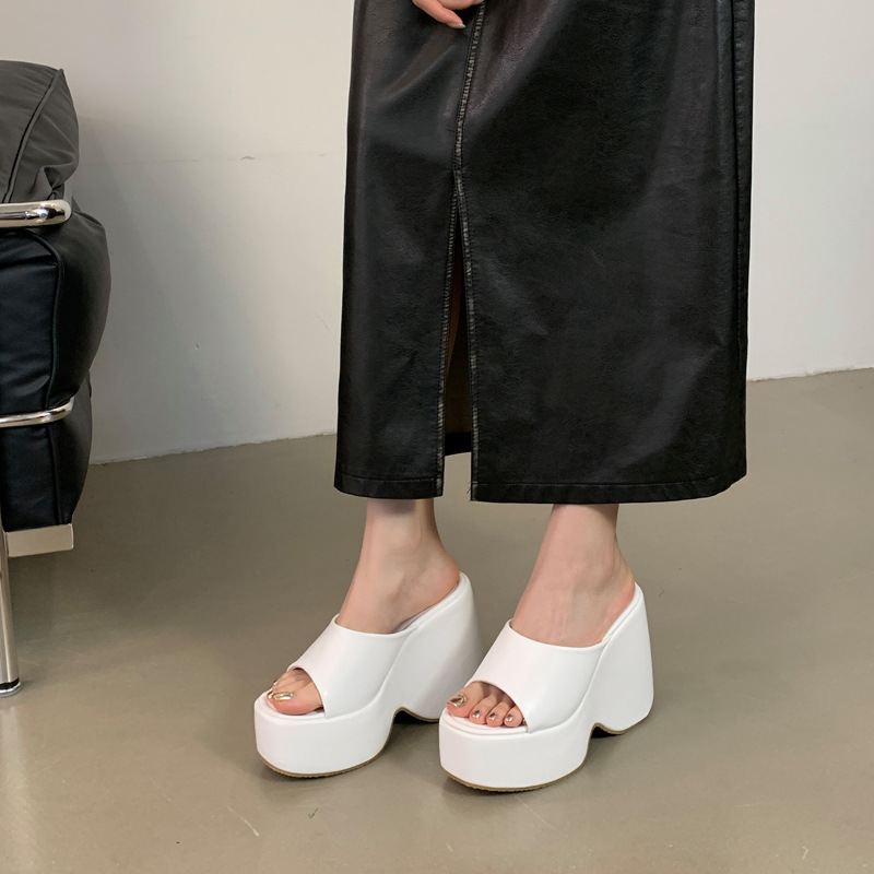 Summer thick crust slippers fashion platform for women