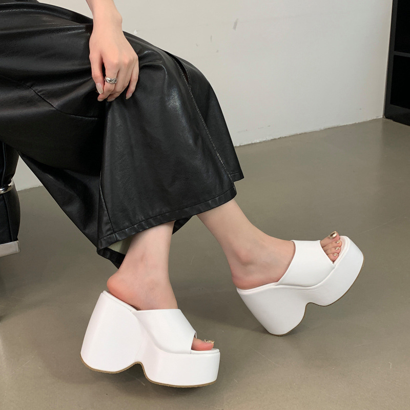 Summer thick crust slippers fashion platform for women