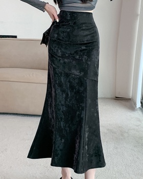 Package hip high waist long fashion skirt