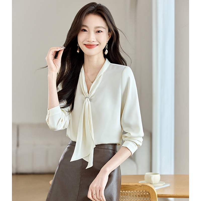 Streamer collar pullover fashion shirt