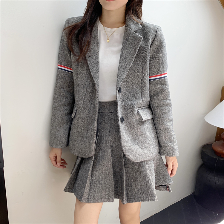 College style skirt business suit 2pcs set for women