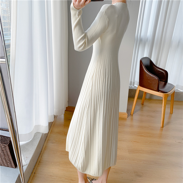 Slim autumn and winter temperament dress for women