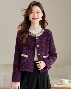 Short spring and autumn temperament slim ladies coat