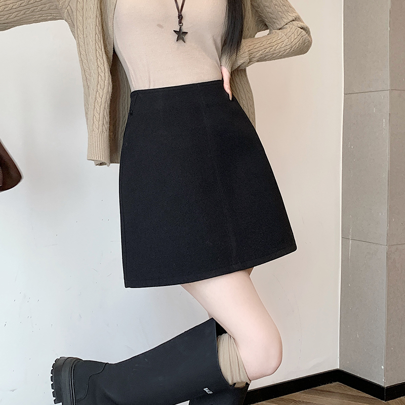 Thick Korean style short skirt package hip skirt