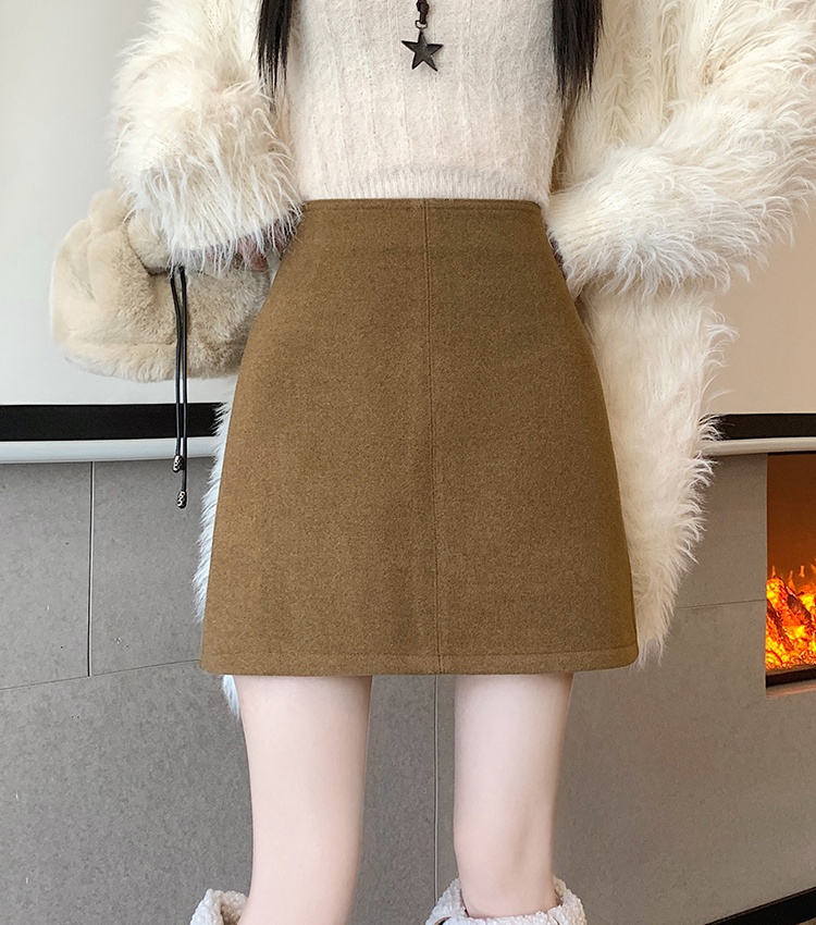 Thick Korean style short skirt package hip skirt