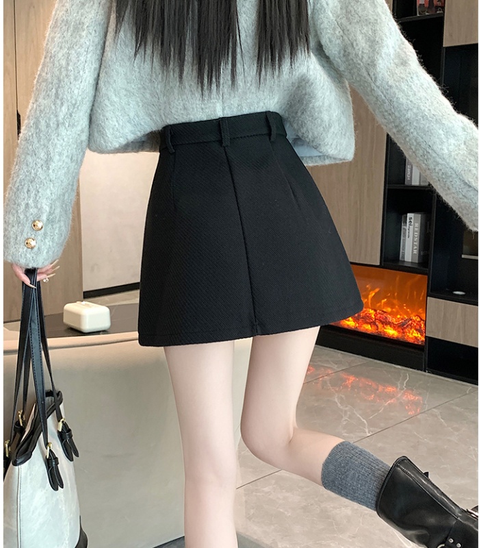 Anti emptied skirt autumn and winter short skirt