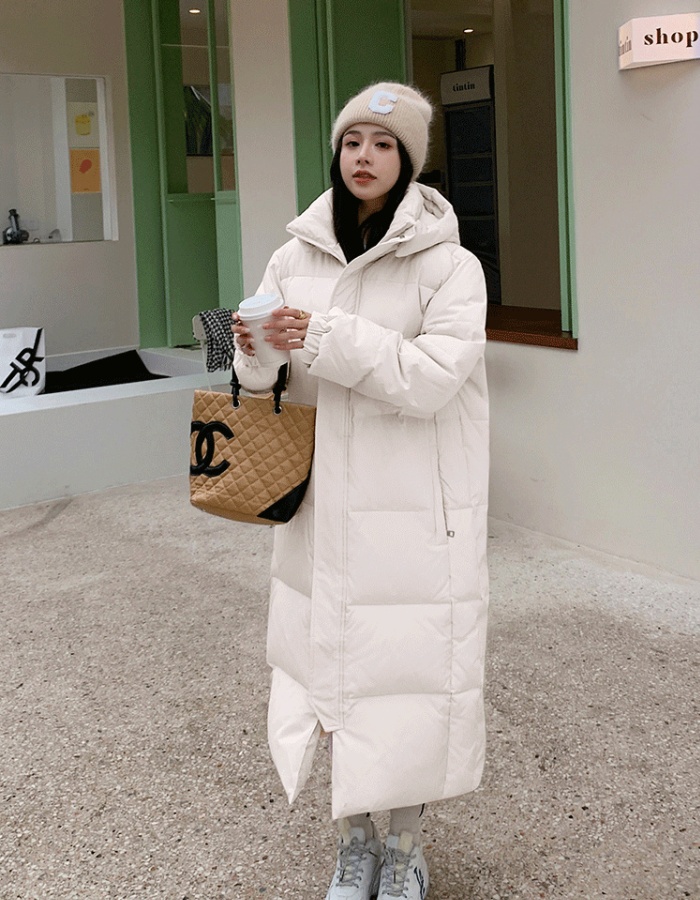 Long bread clothing exceed knee cotton coat for women