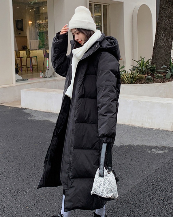 Long bread clothing exceed knee cotton coat for women