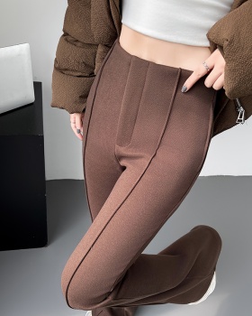 Micro speaker pants slim flare pants for women