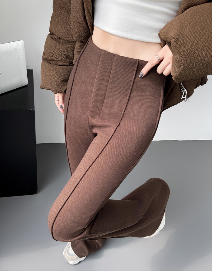 Micro speaker pants slim flare pants for women