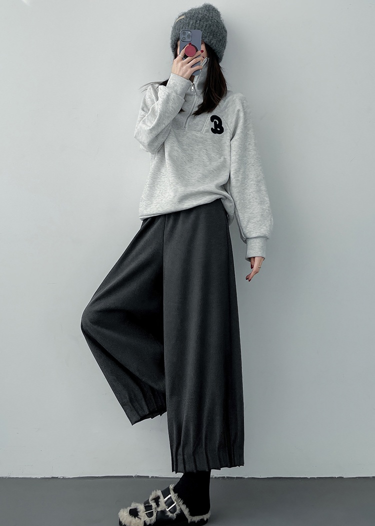 Autumn and winter pants wide leg pants for women