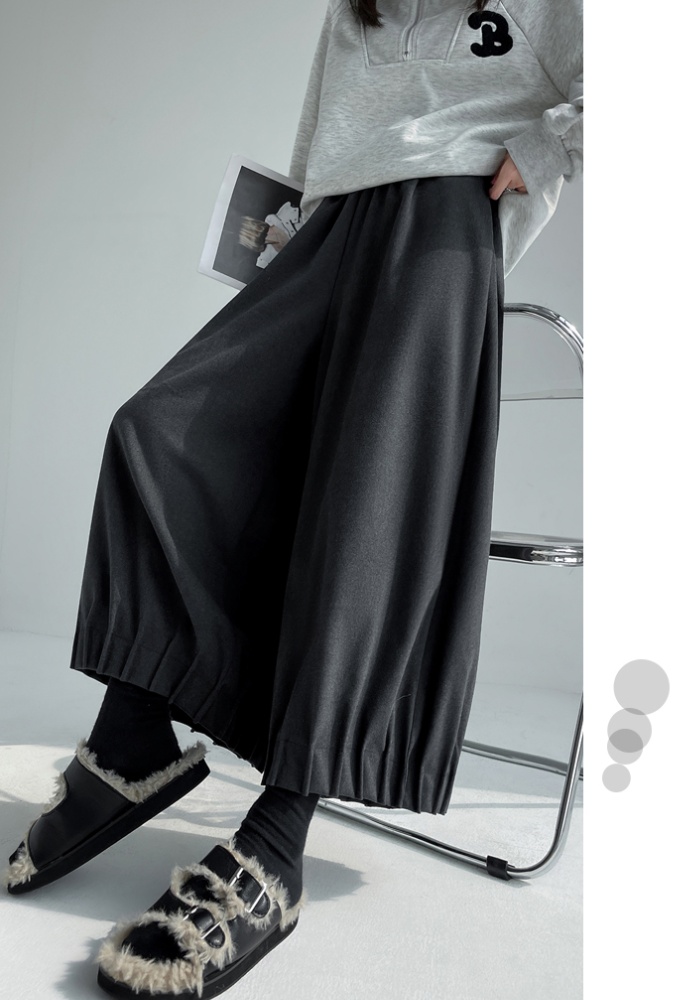 Autumn and winter pants wide leg pants for women