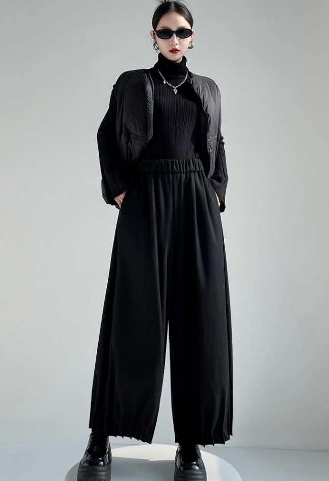 Autumn and winter pants wide leg pants for women