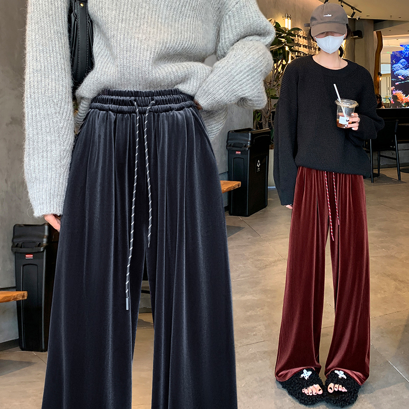 High waist casual pants wide leg pants for women