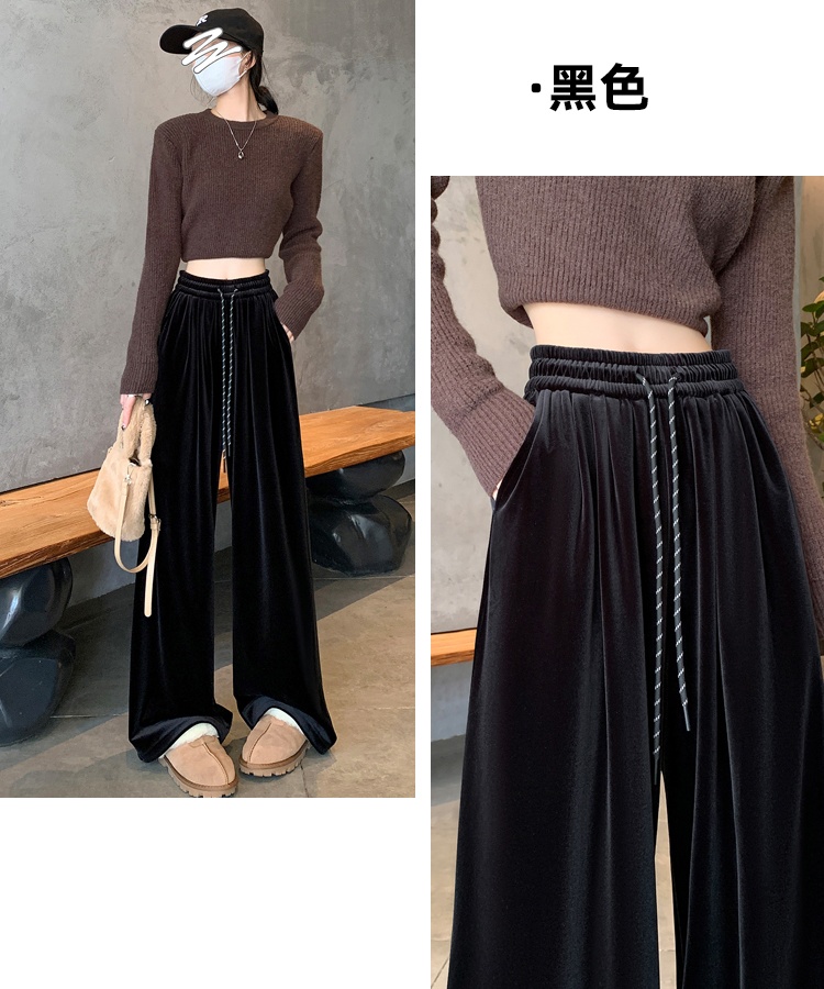 High waist casual pants wide leg pants for women