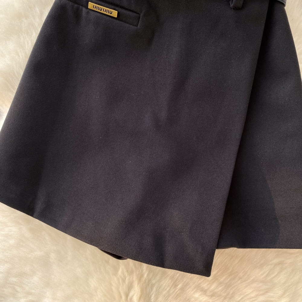 Woolen winter pants slim skirt for women