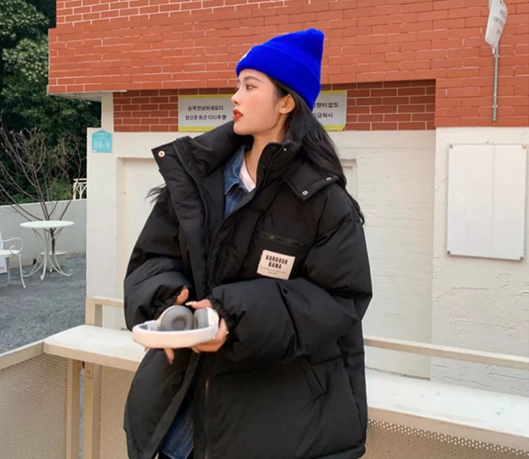 Small fellow student down coat thick coat for women