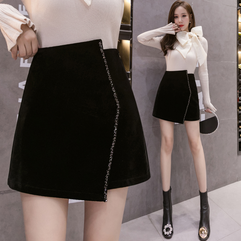 A-line all-match autumn and winter skirt