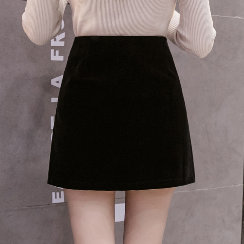 A-line all-match autumn and winter skirt