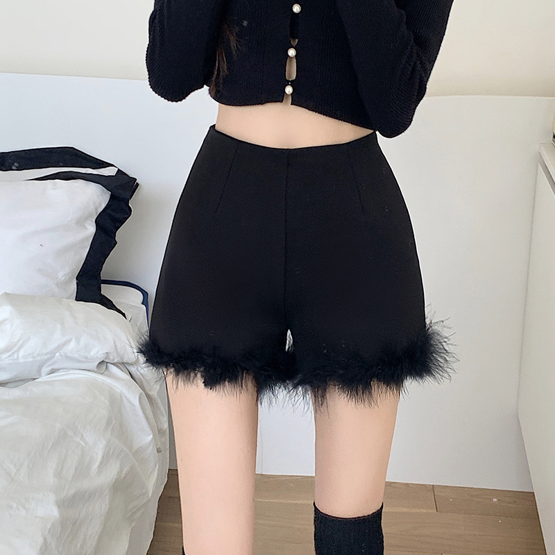 Sexy winter spicegirl thick Korean style shorts for women