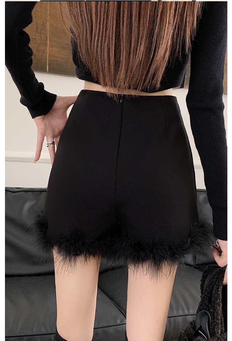 Sexy winter spicegirl thick Korean style shorts for women