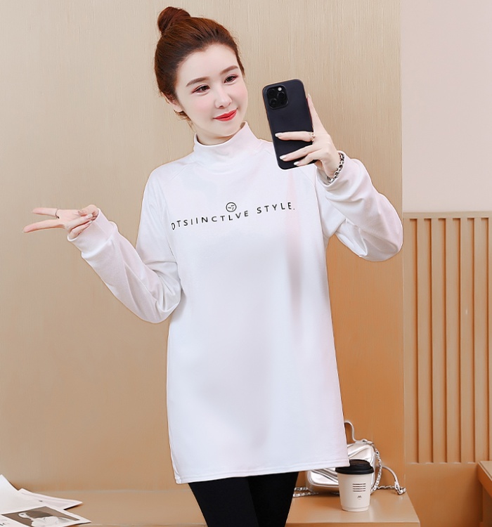 Long sleeve T-shirt long bottoming shirt for women