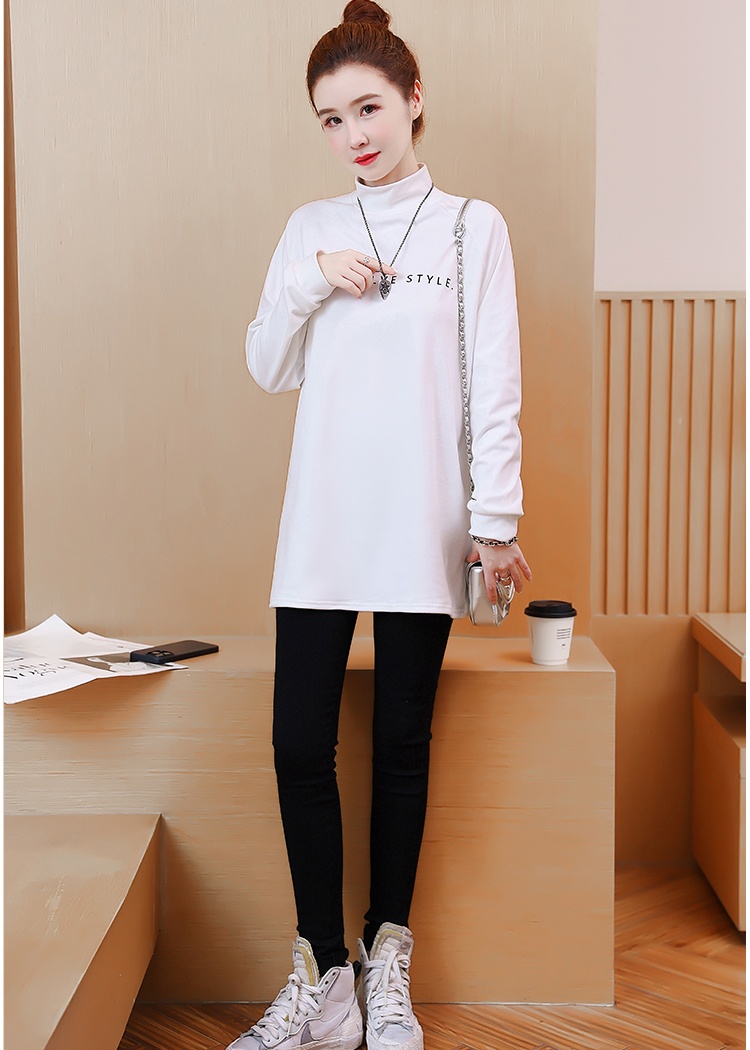 Long sleeve T-shirt long bottoming shirt for women