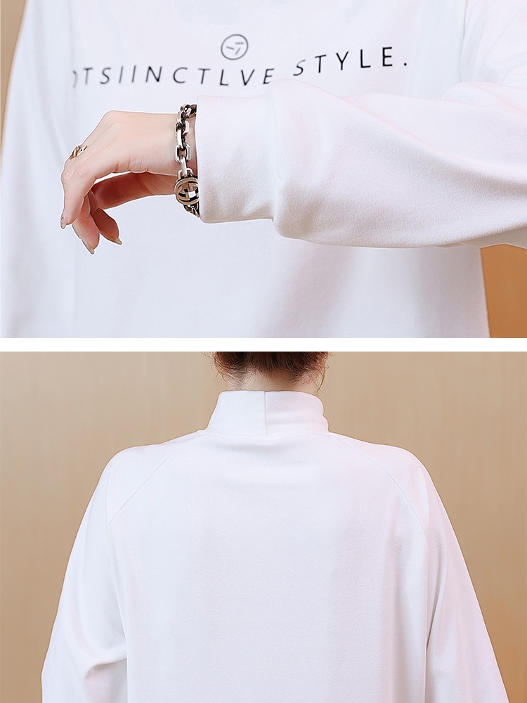 Long sleeve T-shirt long bottoming shirt for women