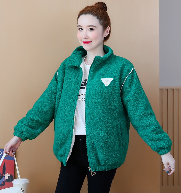 Lambs wool coat cotton coat for women