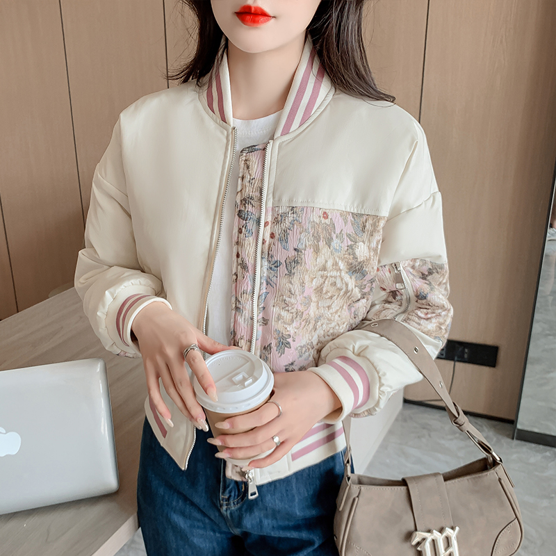 Korean style slim coat autumn and winter jacket for women