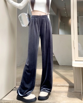 Mopping long pants simple wide leg pants for women