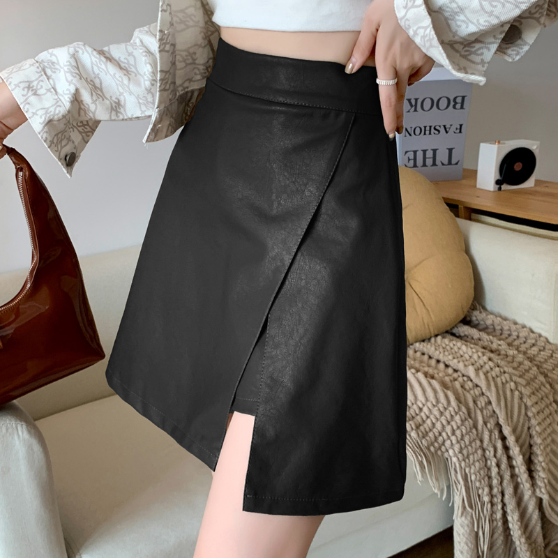 Irregular unique culottes autumn and winter skirt for women