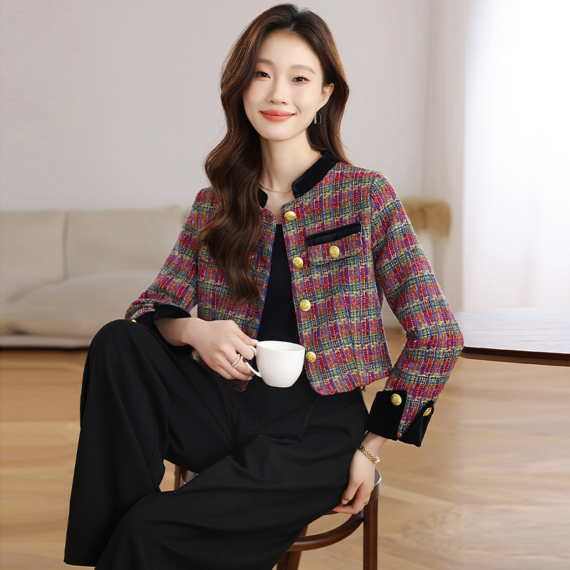 Chanelstyle tops Korean style coat for women