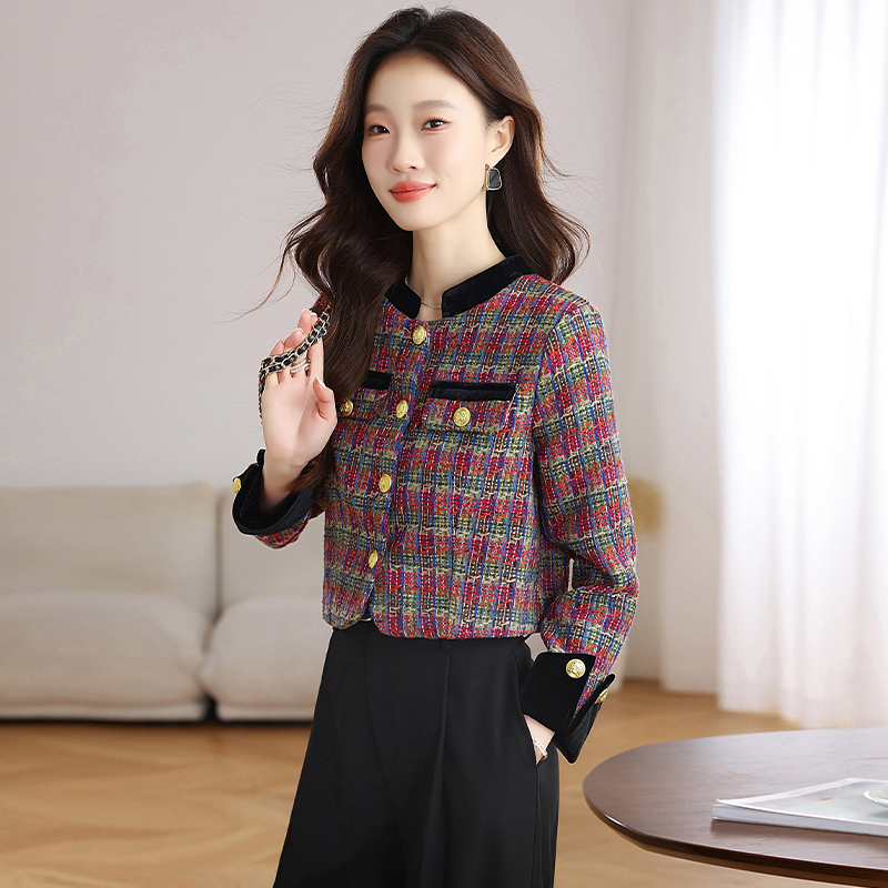 Chanelstyle tops Korean style coat for women