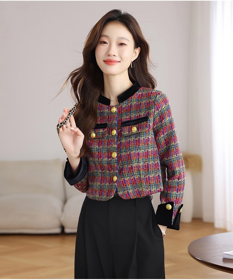 Chanelstyle tops Korean style coat for women