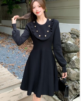 Long sweater France style dress for women