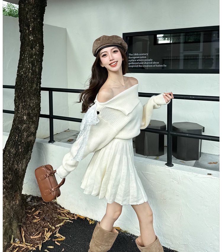 Winter long sleeve T-back enticement dress for women