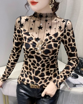 Western style Korean style T-shirt bottoming slim tops for women