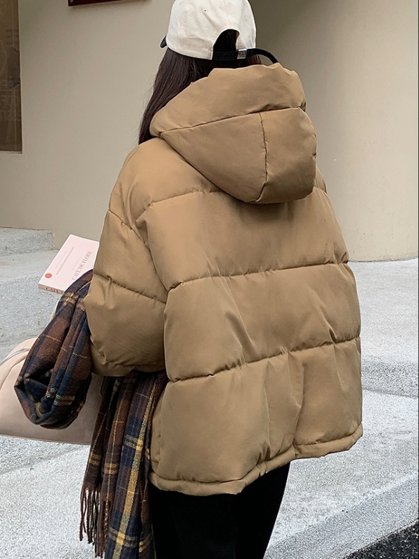 Down winter loose coat short Korean style cotton coat