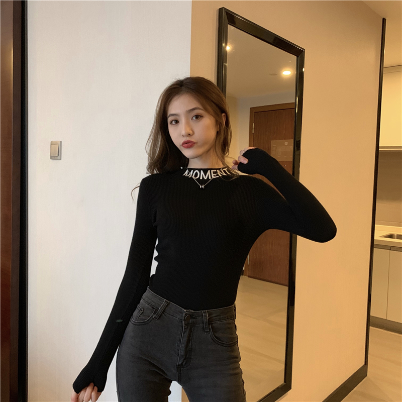 Autumn and winter bottoming shirt sweater for women