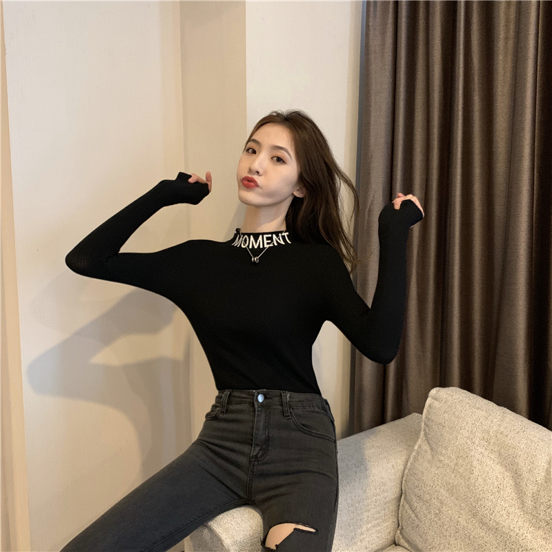 Autumn and winter bottoming shirt sweater for women