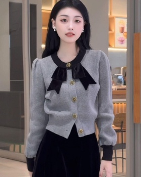 France style bow chanelstyle sweater