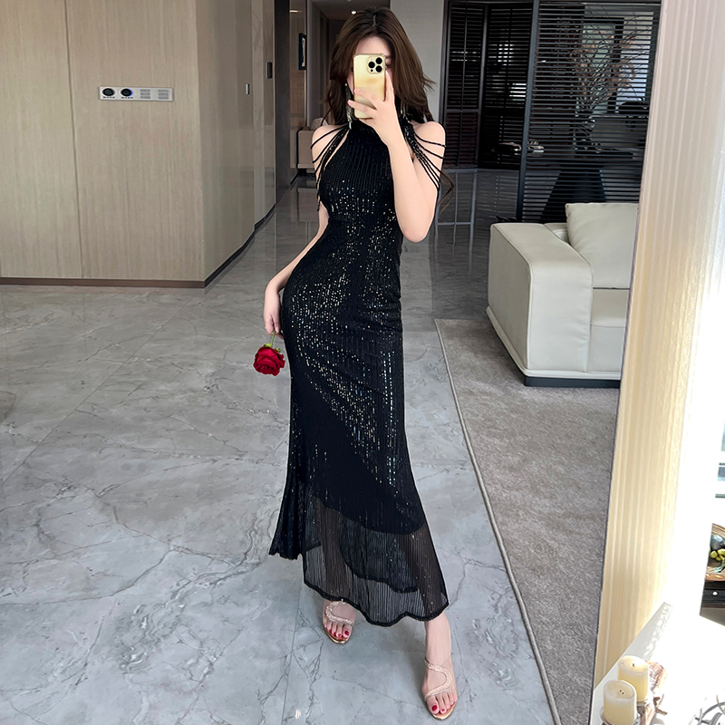 Noble package hip long dress mermaid evening dress