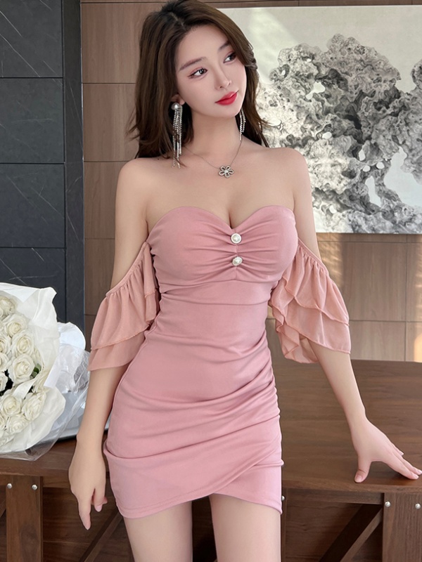 Overalls sexy evening dress nightclub T-back for women