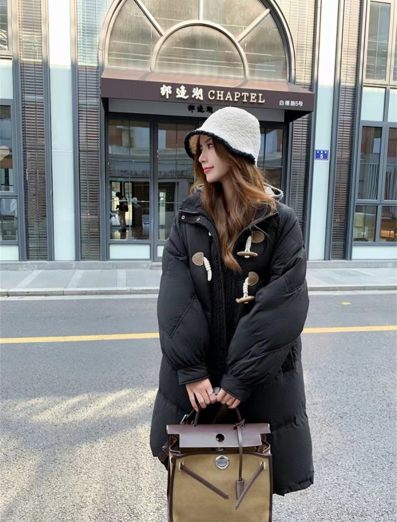 Long cstand collar cotton coat winter bread clothing