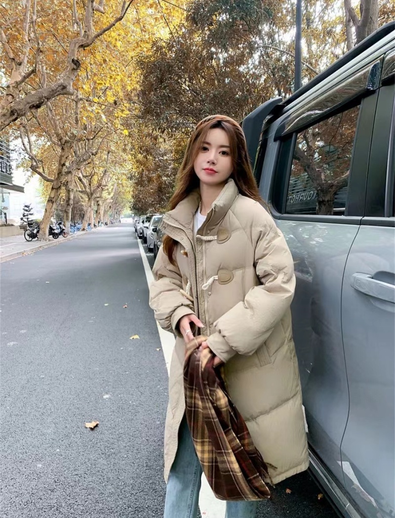 Long cstand collar cotton coat winter bread clothing