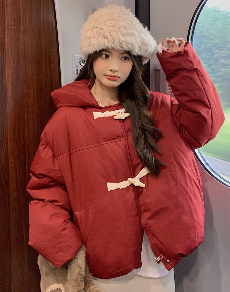 Student small fellow cotton coat for women