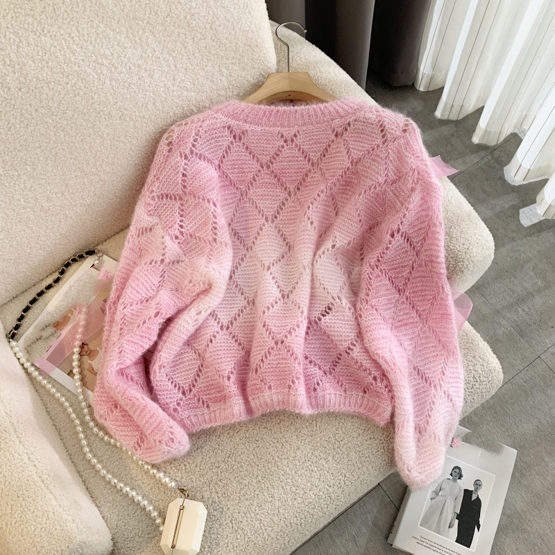 France style loose show young sweater for women