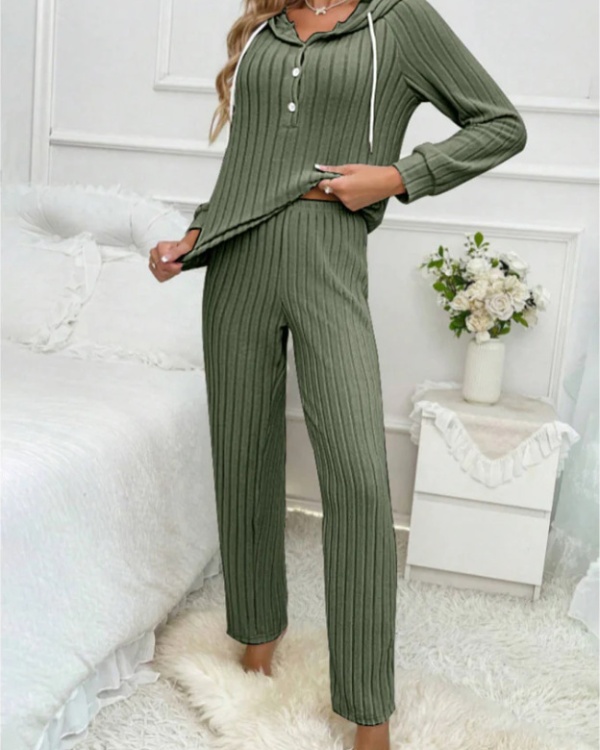 Long sleeve long pants T-shirt a set for women