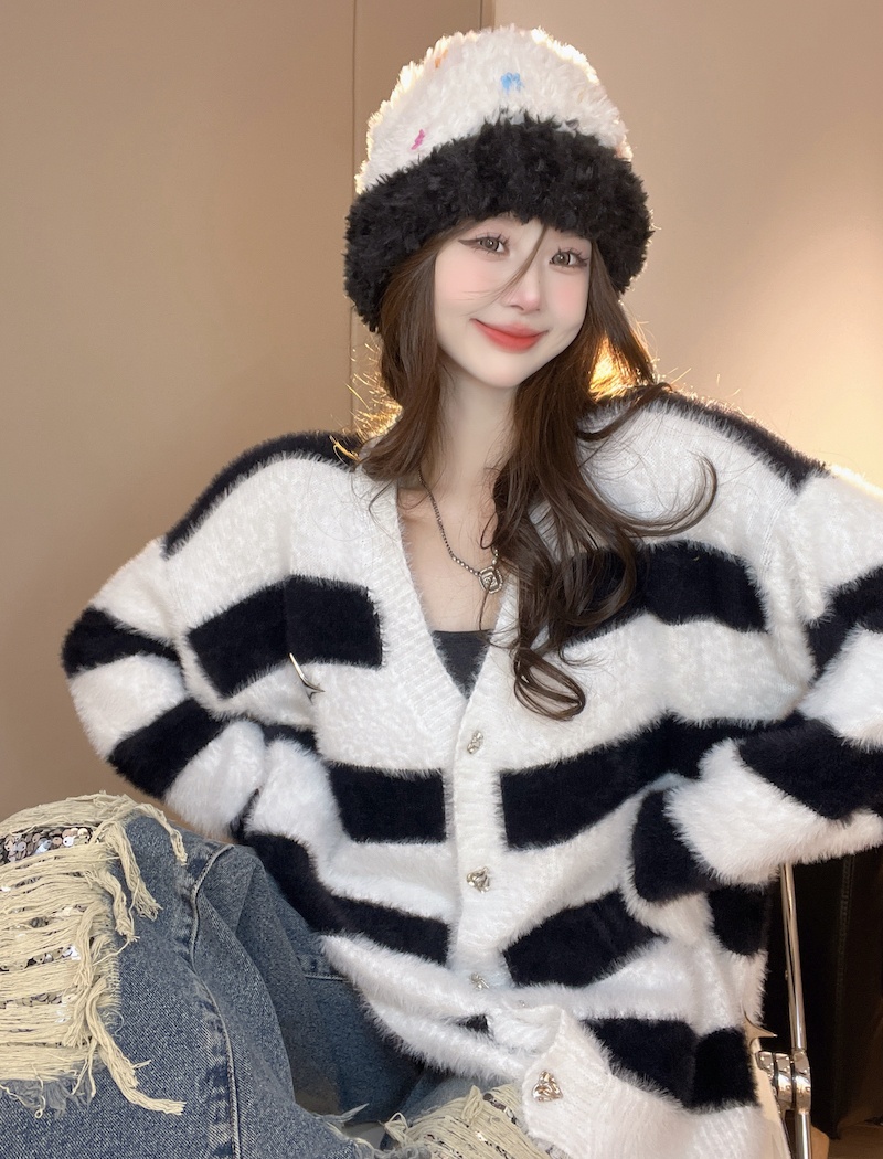 Autumn and winter coat chanelstyle sweater for women